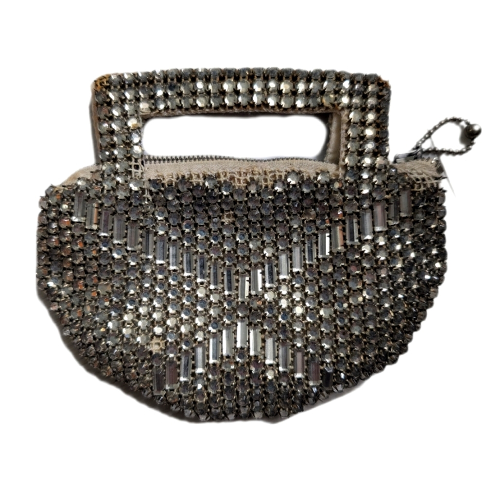 Antique 1920's Rhinestone Flapper Clutch